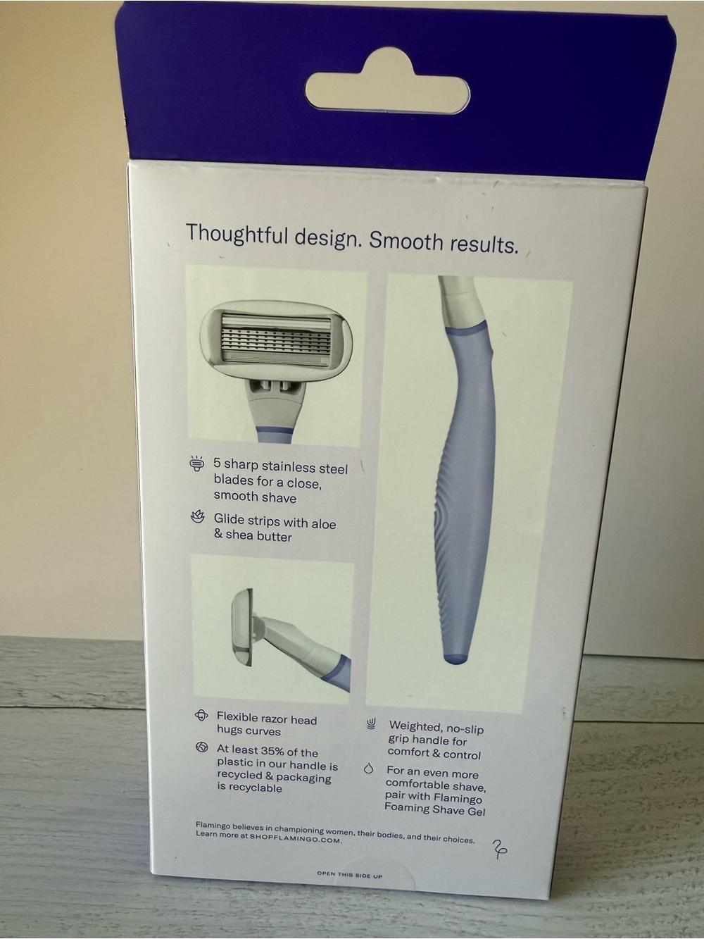 Flamingo Moisture Plus Women's Razor Set - Picture 5 of 5
